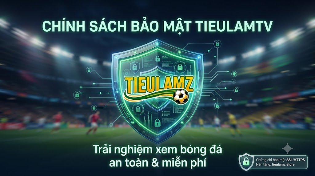 Chính sách bảo mật TieulamTV tại website tieulamz.store - Trải nghiệm xem bóng đá an toàn và miễn phí.
