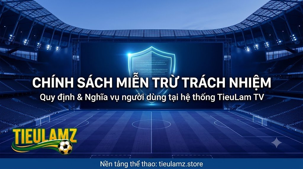 Chính sách miễn trừ trách nhiệm tại TieuLam TV - Quy định rõ ràng về giới hạn pháp lý và nghĩa vụ của người dùng trên nền tảng tieulamz.store.