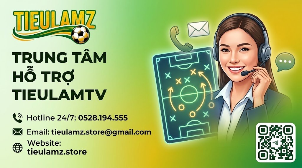 Trung tâm hỗ trợ và chăm sóc khách hàng của TieulamTV. Liên hệ ngay qua Hotline và Email chính thức tại nền tảng tieulamz.store.